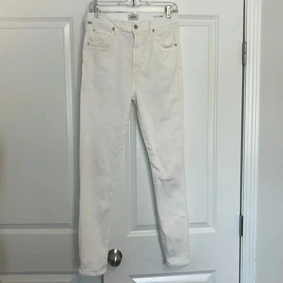 Citizens of Humanity Chrissy Jeans White Size 29 - Picture 1 of 10